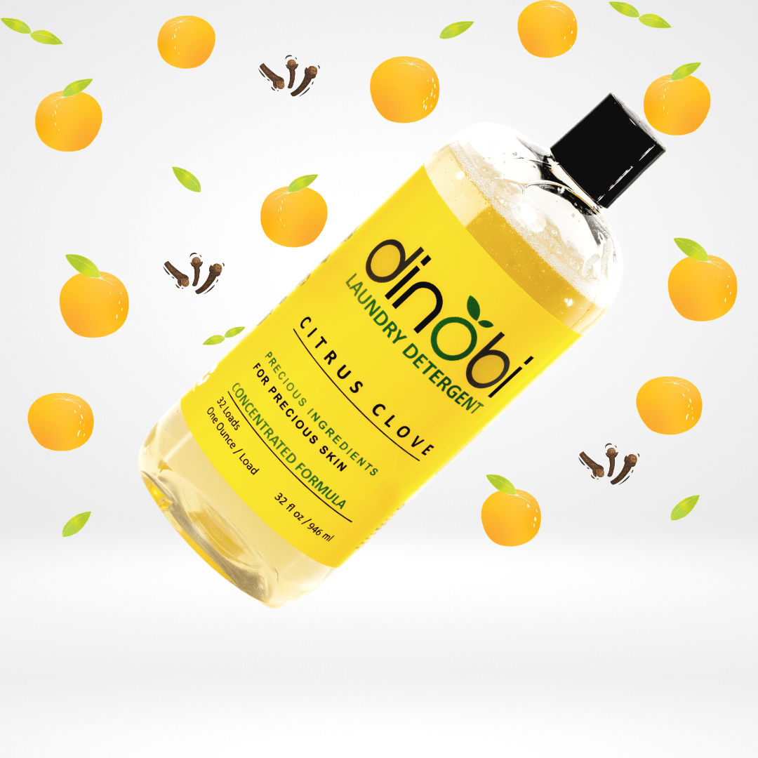 Alluring Citrus Clove Gentle Laundry Detergent - Dinobi Detergent: Powerful Plant - Based Laundry Detergent