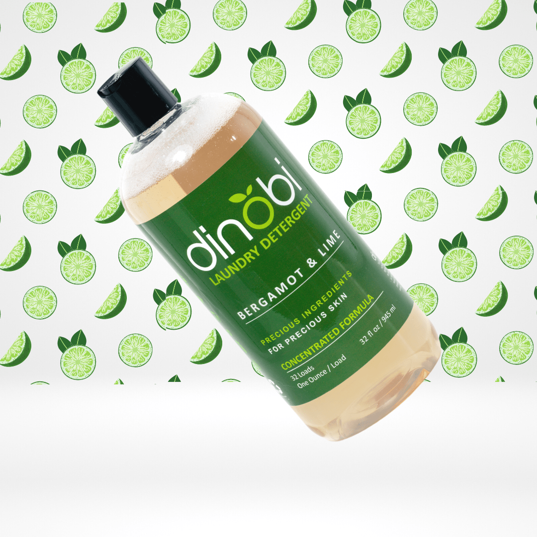 Bergamot + Lime Gentle Laundry Detergent - Dinobi Detergent: Powerful Plant - Based Laundry Detergent