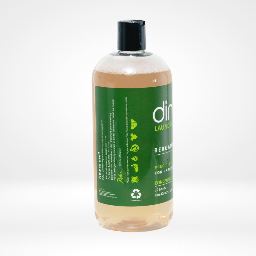 Bergamot + Lime Gentle Laundry Detergent - Dinobi Detergent: Powerful Plant - Based Laundry Detergent