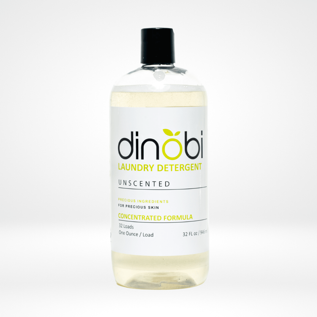 Safely Unscented Gentle Laundry Detergent - Dinobi Detergent: Powerful Plant - Based Laundry Detergent