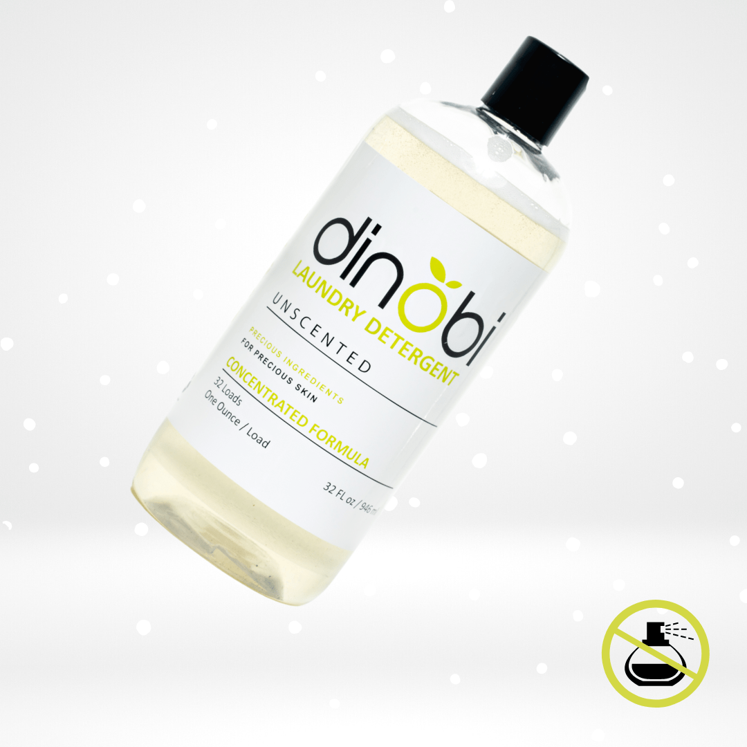 Safely Unscented Gentle Laundry Detergent - Dinobi Detergent: Powerful Plant - Based Laundry Detergent